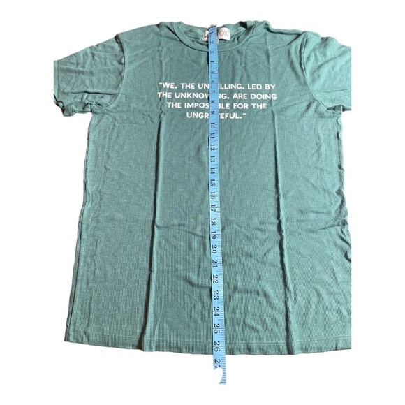 Wildfox We the Unwilling Boyfriend Tee green/white - Picture 8 of 13